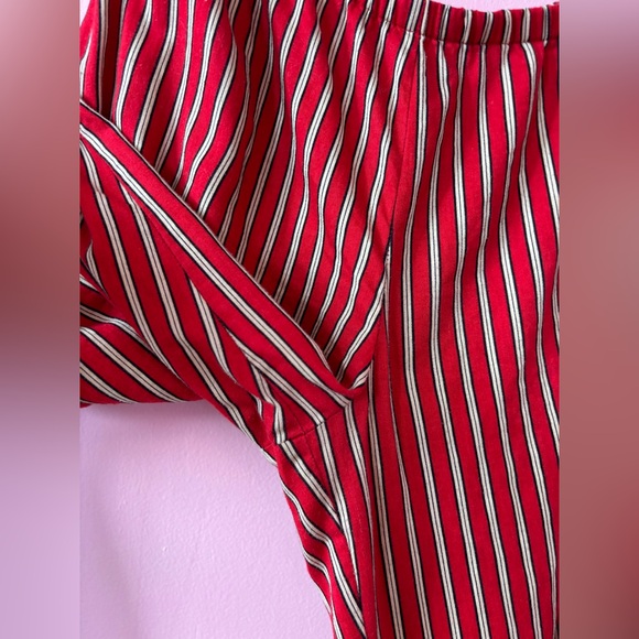 Lauren Ralph Lauren Red Striped Pajama Set - Picture 6 of 13